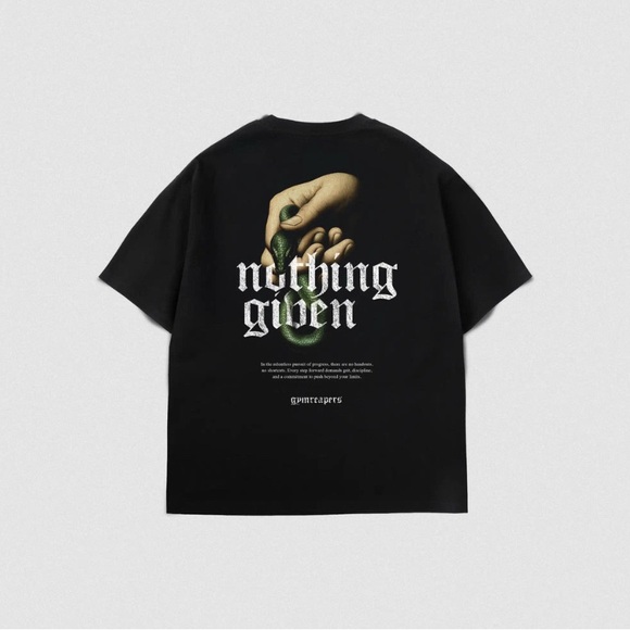 Gymreapers Nothing Given Graphic Tee - Picture 1 of 7